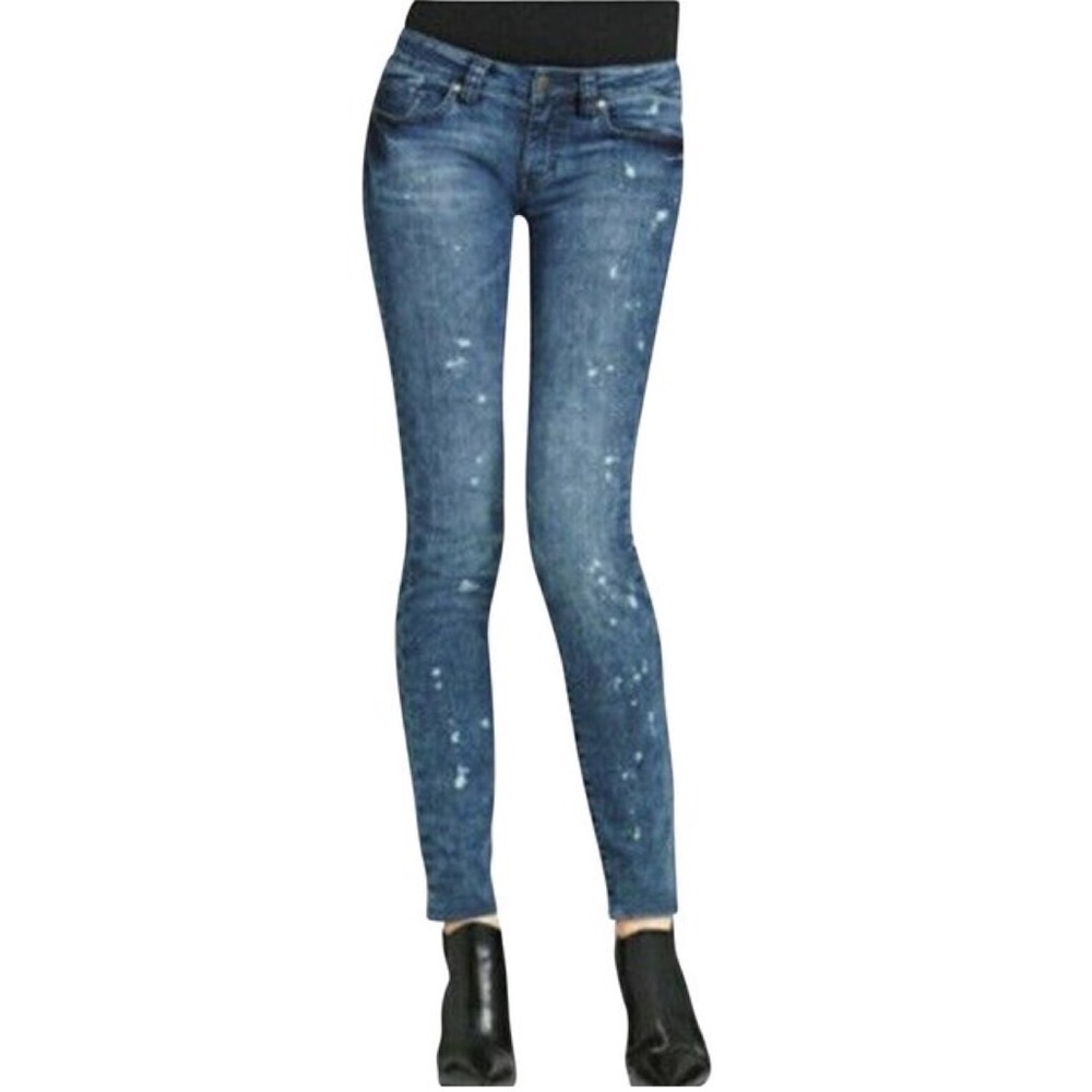 Cabi #920 Constellation Paint Splatter Jeans